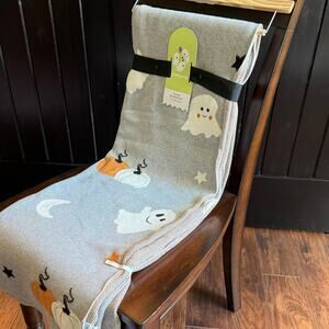 New Ghost Party Decorative Oversized Halloween Ghost & Pumpkins Throw Blanket
